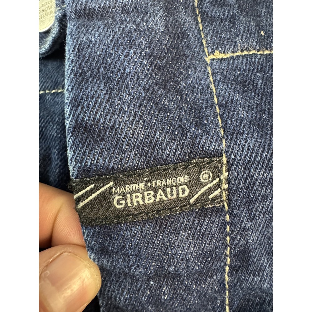 Marithe Francois Girbaud Pants Mens 40 Denim Carpenter Utility Cargo Workwear - Picture 3 of 11